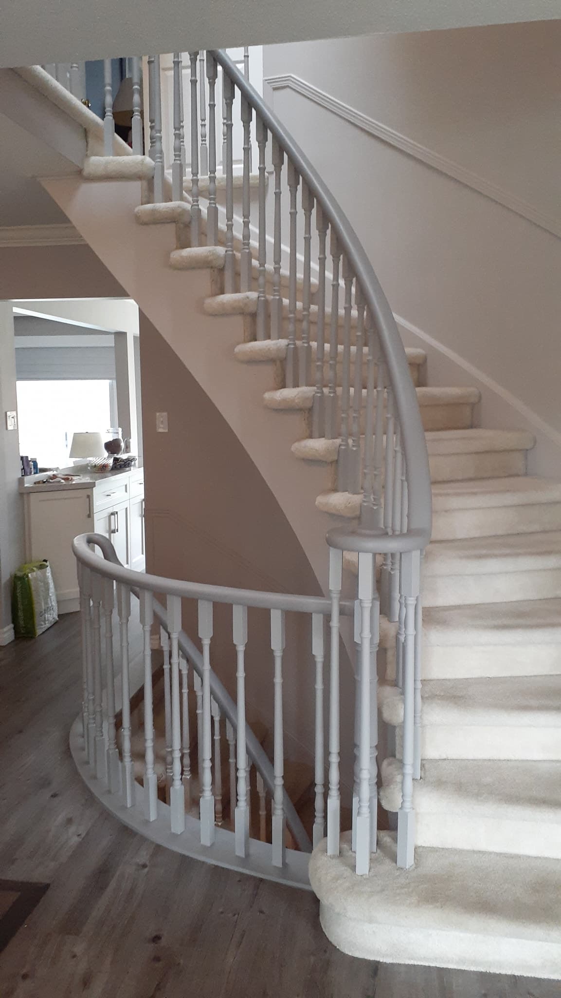 Same space after professional interior painting and finish
