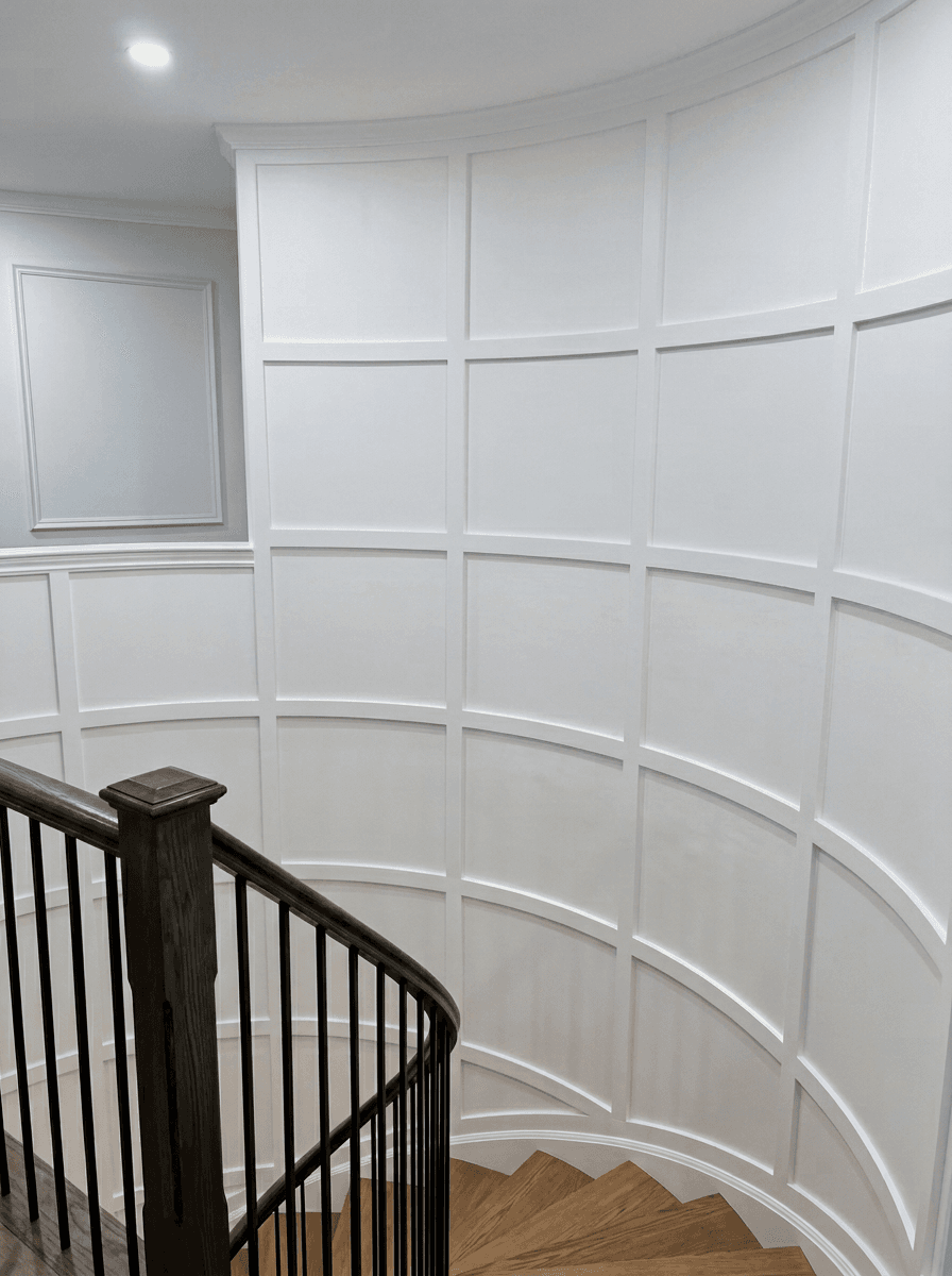 Freshly painted interior in a Durham Region home